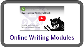 Online Writing Modules